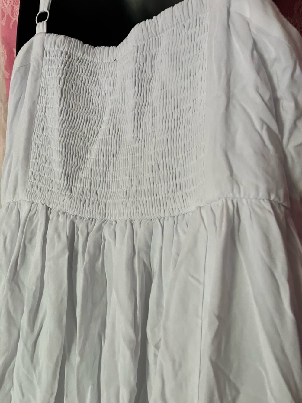 Torrid sun dress with Pink & Teal Floral Embroidery - Picture 5 of 6